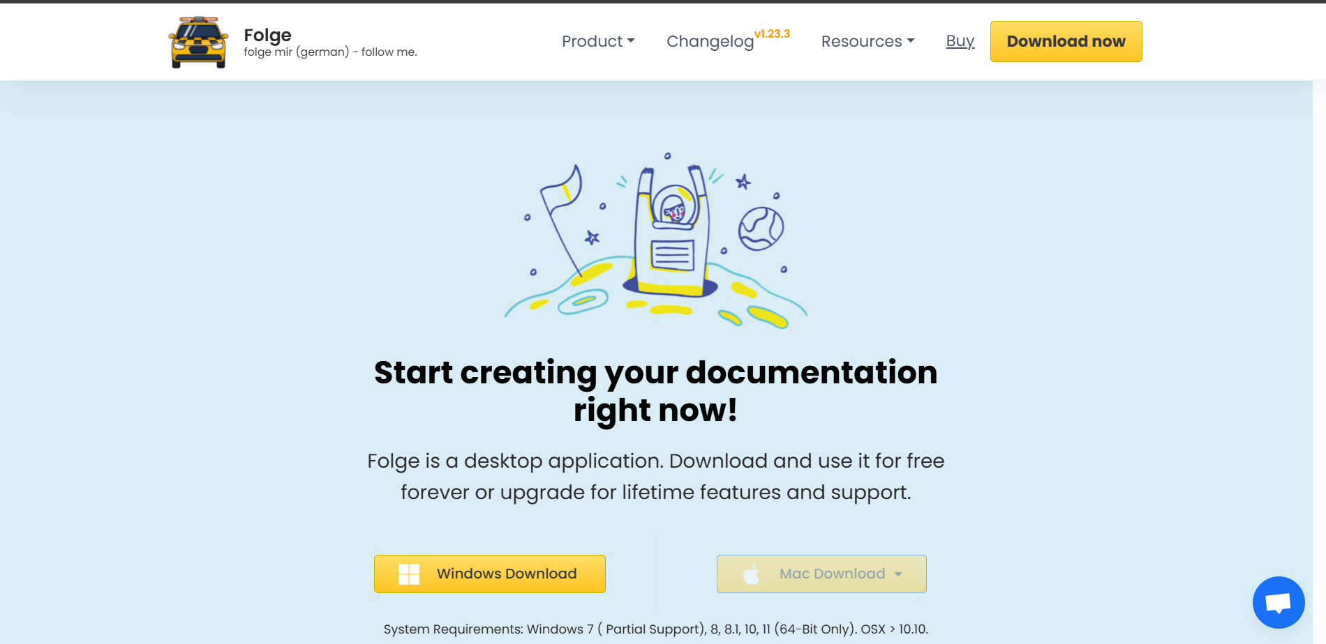 Folge应用程序主界面截图