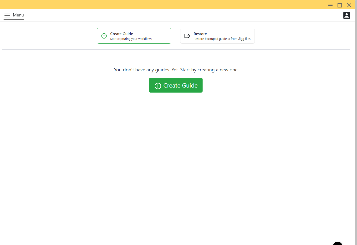 Folge项目创建和操作界面